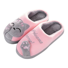 Load image into Gallery viewer, Cute Non-slip Winter Animal Women Slippers Home Female Comfort Floor Women Shoes Cotton Ladies Indoor Slippers Plush Slipper