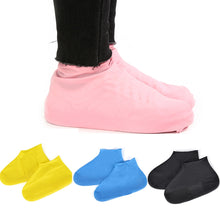 Load image into Gallery viewer, 1 Pair Reusable Latex Waterproof Rain Shoes Covers Slip-resistant Rubber Rain Boot Overshoes S/M/L Shoes Accessories