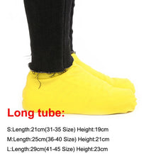 Load image into Gallery viewer, 1 Pair Reusable Latex Waterproof Rain Shoes Covers Slip-resistant Rubber Rain Boot Overshoes S/M/L Shoes Accessories