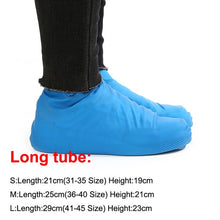 Load image into Gallery viewer, 1 Pair Reusable Latex Waterproof Rain Shoes Covers Slip-resistant Rubber Rain Boot Overshoes S/M/L Shoes Accessories