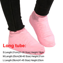 Load image into Gallery viewer, 1 Pair Reusable Latex Waterproof Rain Shoes Covers Slip-resistant Rubber Rain Boot Overshoes S/M/L Shoes Accessories
